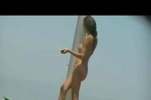 Horny people do not mind doing it on the beach  even while others are watching them in action