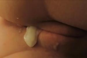 Horny babe  Selena got fucked in the ass until her partner came all over her